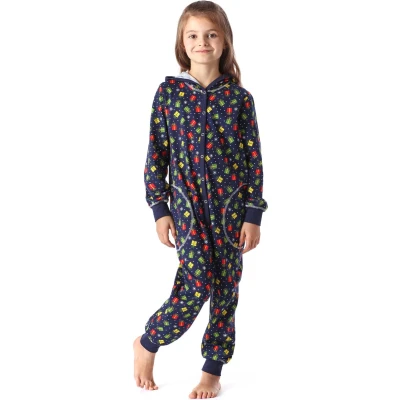 Afbeelding van Merry Style Kinder Pyjama ronde hals lange mouwen broek met zakken Katoen MS MS10 223 PJ Marine Geschenke 122 128