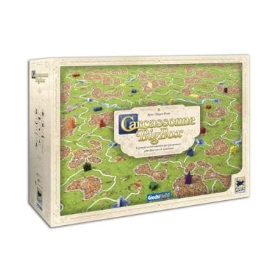 Afbeelding van Giochi Uniti Carcassonne Big Box 2022, Carcassonne, bordspel, 2 6 spelers, 7+ jaar, Italiaanse editie, GU729 [nieuwe versie]