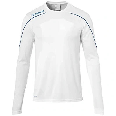 Afbeelding van Uhlsport Stream 22 Voetbalshirt Lange Mouw Kinderen Wit / Royal Maat: 164