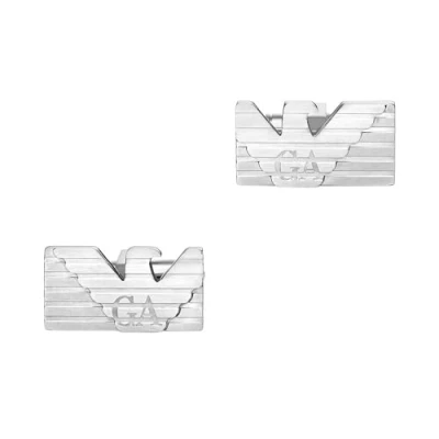 Afbeelding van Emporio Armani heren Eagle manchetknopen met logo EGS3077040