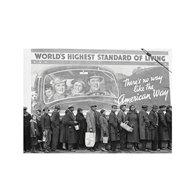 Afbeelding van Kunstdruk Time Life World&quot;;s Highest Standard of Living 30x40cm
