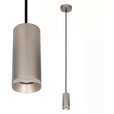 Afbeelding van Artdelight Milano Hanglamp Ø 6,6 X 15 140 Cm Champagne