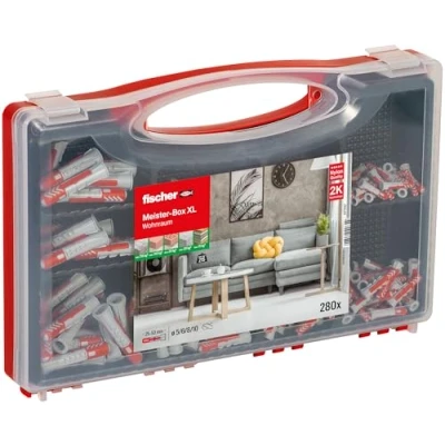 Afbeelding van Fischer 577157 Meister Box XL Assortimentsdoos pluggen 280 stuk(s)