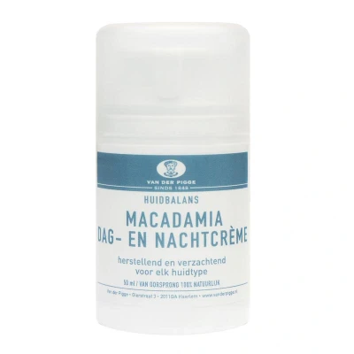Afbeelding van Van Der Pigge Huidbalans Dag en Nachtcreme Macadamia, 50 ml