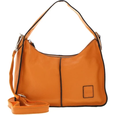 Afbeelding van FREDsBRUDER Leren Schoudertas FB Hand bag Melon Oranje