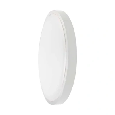 Afbeelding van V TAC VT 8630S W RD LED ronde plafonnière met sensor 420mm IP44 Wit 30W 3000 Lumen 4000K