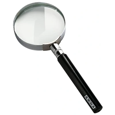 Afbeelding van Arda vergrootglas klassiek met optisch glas, 6 voudige zoom, 50 mm lens