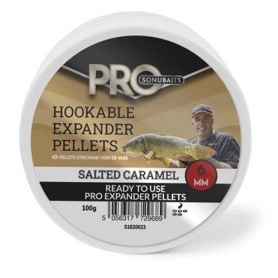 Afbeelding van Sonubaits Pro Hookable Expander Pellets (100g) Smaak : 6mm Salted Caramel