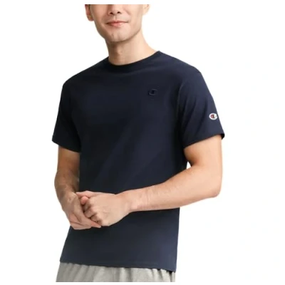 Afbeelding van Champion Klassiek T shirt van jersey, herenhemd, Blauw, M