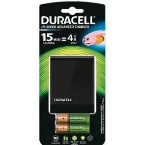 Afbeelding van Duracell 45 minuten batterijlader met 2 AA en AAA