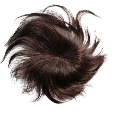 Afbeelding van CAISHA 100% ECHT Haar Pony Menselijk Haarstukje Haarverdikking Haarverlenging Bruin Mix H313n
