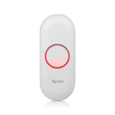 Afbeelding van Beldrukker Byron (Draadloos, 100 meter, Wit)