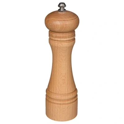 Afbeelding van Pepermolen/zoutmolen hout beige 22 cm Peper en zoutstel
