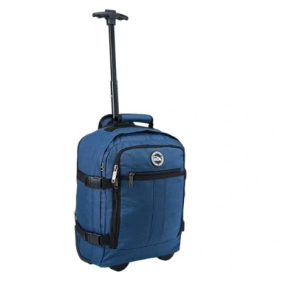 Afbeelding van Cabin Max Metz 40x30x20 rugzak: ideale handbagage en reisrugzak voor vliegtuig, reistas 40 x 30 25 compatibel met Wizz Air Eurowings, zwart wiel, cm