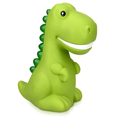 Afbeelding van Navaris LED nachtlampje Dino Bedlampje voor kinderen nachtlamp de kinderkamer Met micro USB kabel Verschillende lichtkleuren Groen