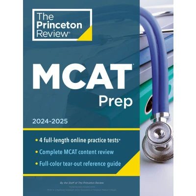 Afbeelding van Princeton Review MCAT Prep, 2024 2025: 4 Practice Tests + Complete Content Coverage