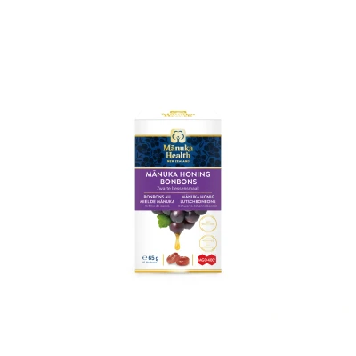 Afbeelding van Manuka health Honing Zwarte Bes MGO 400+ zuigtabletten