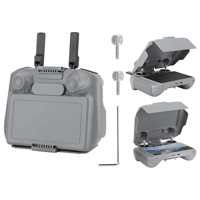 Afbeelding van MotuTech 2 in 1 bescherming en zonneklep verstelbare hoek voor DJI RC / afstandsbediening Air 3 Mavic 3/3 Pro Cine Classic Mini 2S (voor 2)