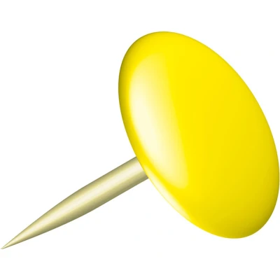 Afbeelding van Alco Al 151 13 Punaises Sun 9,5Mm Messing Doos A 100 Stuks Geel