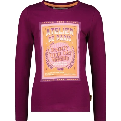 Afbeelding van Vingino Tshirt Janneke Paars 152