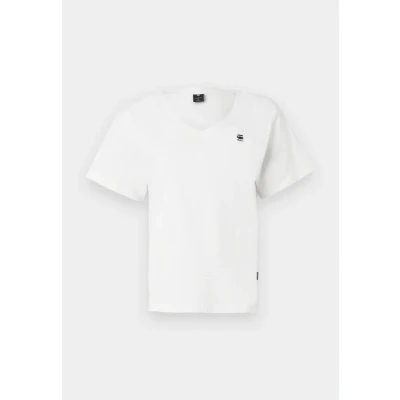 Afbeelding van G Star RAW open v relaxed t wmn, wit (Lt Chalk D26067 d601 1284), L