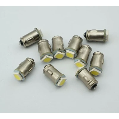 Afbeelding van 10x 12V Warm Wit Ba7s LLB282 1 LED DASHBOARD WAARSCHUWING SCHAKELAAR BULB