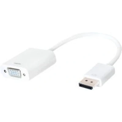 Afbeelding van LogiLink CV0059B video kabel adapter VGA (D Sub) DisplayPort Wit