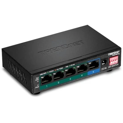 Afbeelding van Trendnet TPE TG51G netwerk switch Gigabit Ethernet (10/100/1000) Power over (PoE) Zwart