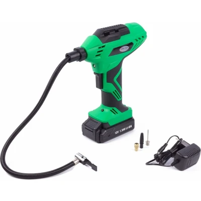 Afbeelding van Hofftech Accu Compressor 12 Volt 1300Mah 10 Bar 150 PSI
