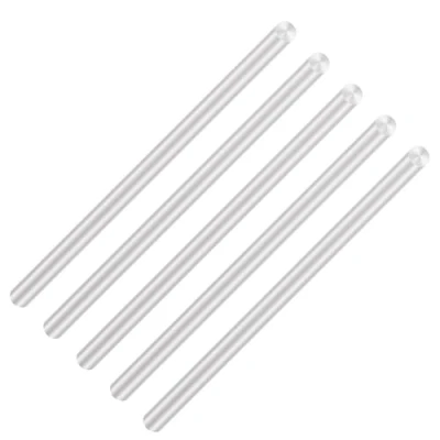 Afbeelding van LAVMHAB 6063 aluminium ronde staaf, 5 mm x 100 mm, solide schachten, staven, staaf voor doe het zelf knutselmodellen (5 stuks)