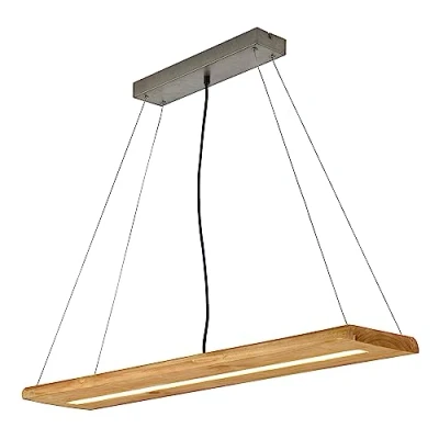 Afbeelding van Trio Hanglamp Brad Hout 150,00cm x 20,00cm 100,00cm