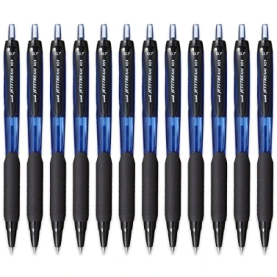 Afbeelding van Uni Ball Rollerball JetStream SXN 101, Blauw, 0,7 mm, Doos, 12 Stuk