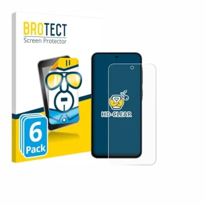 Afbeelding van BROTECT Screenprotector voor Samsung Galaxy A55 5G Enterprise Edition Folie Beschermfolie transparant (6 Stuks)