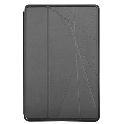 Afbeelding van Samsung Galaxy Tab A7 Hoes: Targus Click in Bookcase Shockproof/Valbescherming Zwart Kunststof Tablet Hoezen