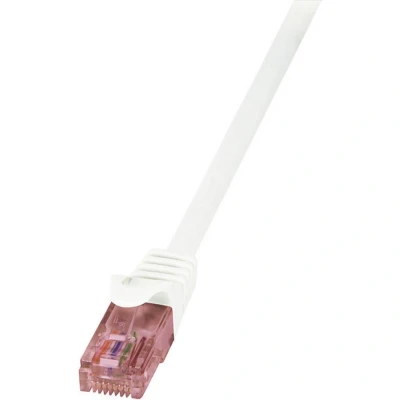 Afbeelding van LogiLink CQ2031U CAT6 U/UTP patch kabel PrimeLine AWG24 LSZH wit 1,00m