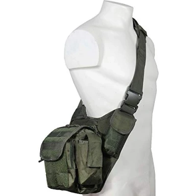 Afbeelding van Mil Tec heren sling tas, olijf, One size