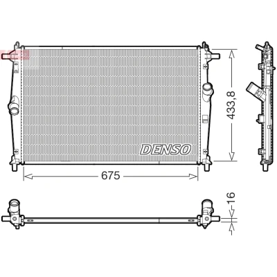 Afbeelding van Denso Radiateur DRM44054