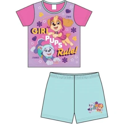 Afbeelding van Paw Patrol pyjama korte broek en t shirt shortama maat 86/92