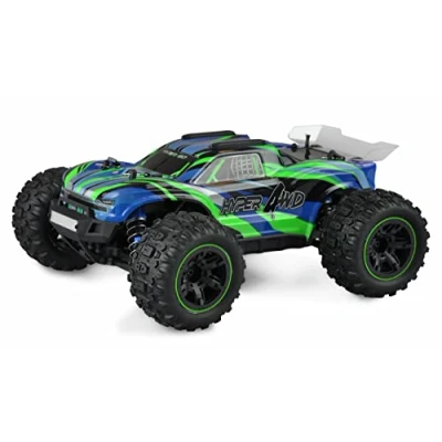 Afbeelding van Amewi 22620 Hyper GO Truggy Brushed 40km/h 4WD 1:16 RTR blauw/groen