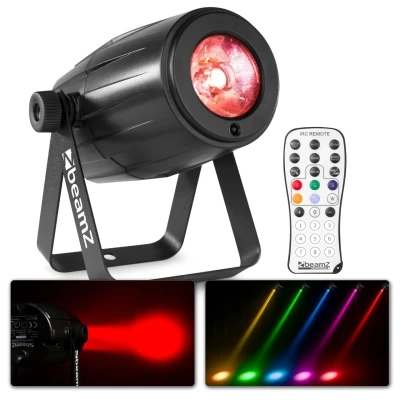 Afbeelding van BeamZ PS12W LED Pin spot 12W met afstandsbediening