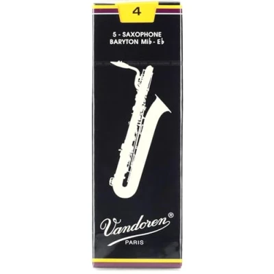 Afbeelding van Vandoren Bariton Saxofoon Traditional Rieten 4.0 5 Stuks Verpakking