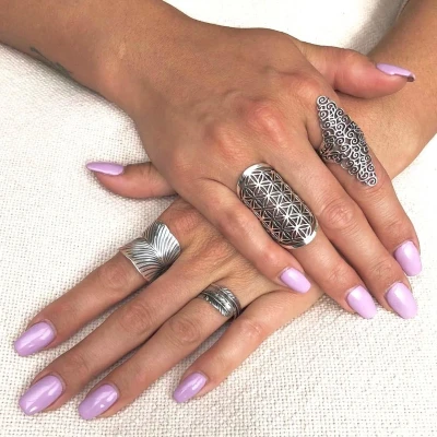 Afbeelding van Boho Feather ring
