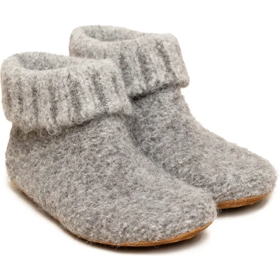 Afbeelding van Gottstein Pantoffels, Maat: 40, Grau Wol
