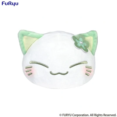 Afbeelding van Nemuneko Cat Figure GREEN SOFT PLUSH TOY 18 CM