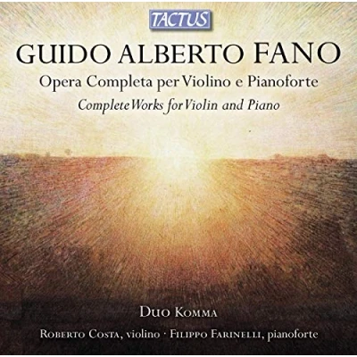Afbeelding van Roberto Costa &amp; Filippo Farinelli (Duo Komma) Fano: Opera Completa Per Violino (CD)