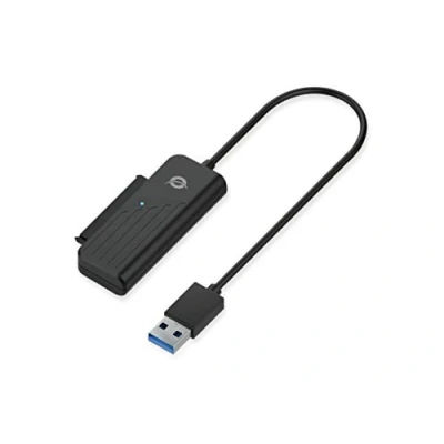 Afbeelding van Conceptronic ABBY01B kabeladapter/verloopstukje USB A SATA Zwart