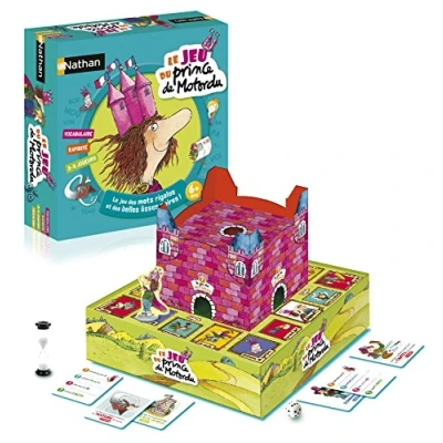 Afbeelding van Nathan 31499 Le Jeu du Prince de Motordu bordspel, in het Frans.