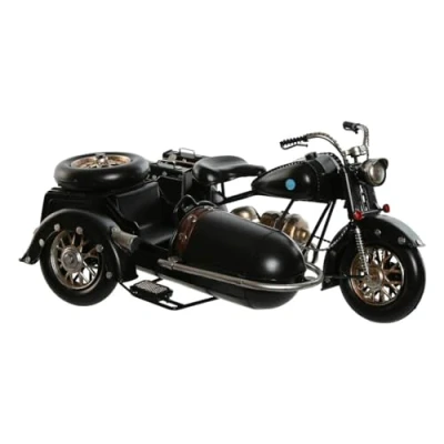 Afbeelding van Decoratieve figuren Home ESPRIT Zwart Zilverkleurig Vintage Zijspan 35 x 24 16,5 cm