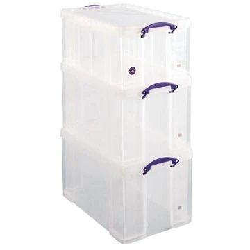 Afbeelding van REALLY USEFUL BOX Bonus Pack 2x 84 Liter + 1x64 transparant