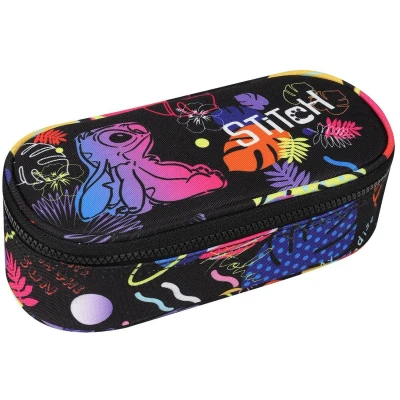 Afbeelding van CoolPack Campus Disney Stitch Tekenetui Pennenetui ovaal potloodetui F062886